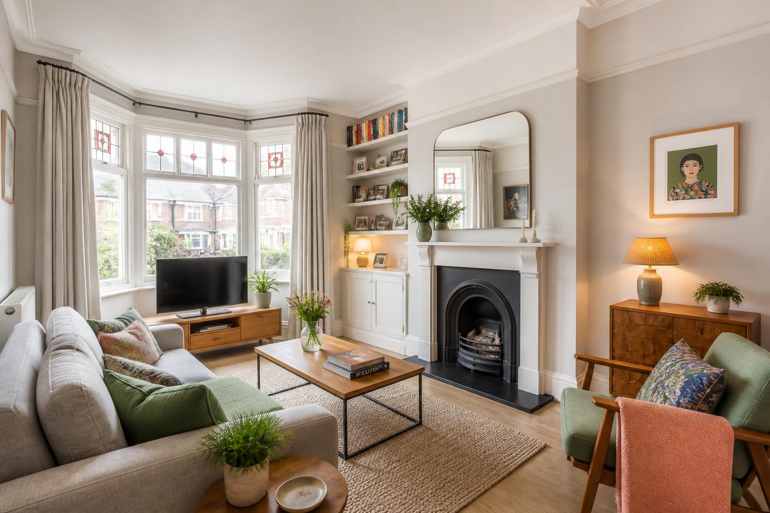 A well-prepared British home ready for sale